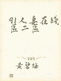 91人妻在线一区二区