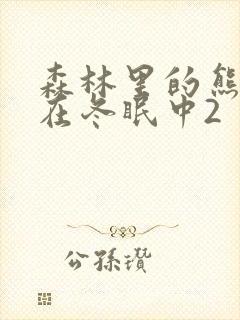 森林里的熊先生在冬眠中2