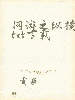 网游之纵横天下txt下载