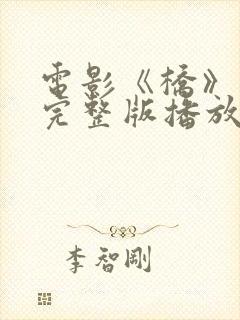 电影《桥》免费完整版播放视频高清封面