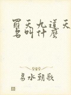 罗天九道天书书名叫什么