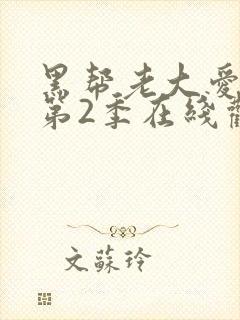 黑帮老大爱上我第2季在线观看