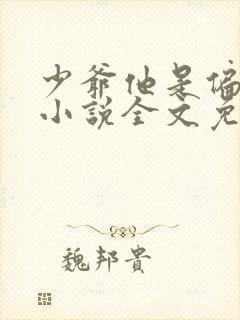 少爷他是偏执狂小说全文免费阅读