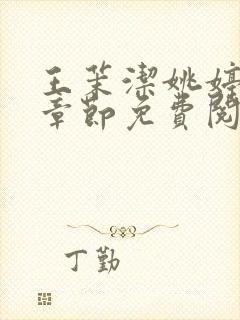 王茉洁姚婷最新章节免费阅读