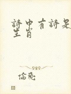 诗中有诗是什么生肖