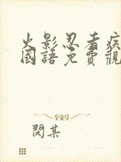 火影忍者疾风传国语免费观看全集