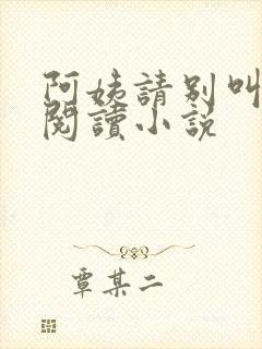 阿姨请别叫免费阅读小说