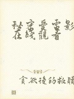 秘密爱电影免费在线观看封面