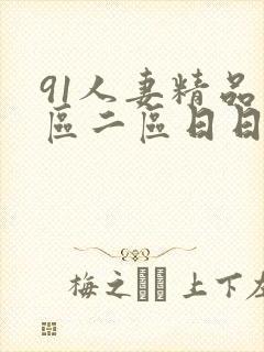 91人妻精品一区二区日日封面
