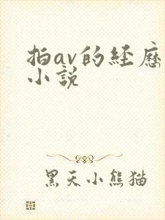 拍av的经历的小说
