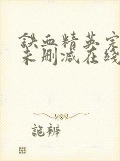 铁血精英完整版未删减在线免费观看封面