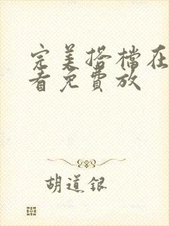 完美搭档在线观看免费放