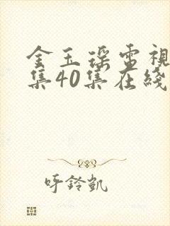 金玉瑶电视剧全集40集在线观看封面