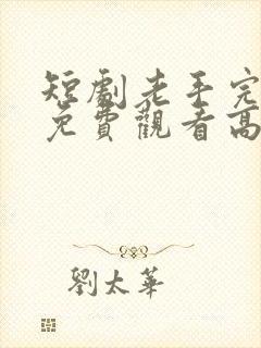 短剧老手完整版免费观看高清