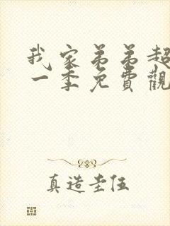 我家弟弟超棒第一季免费观看动漫