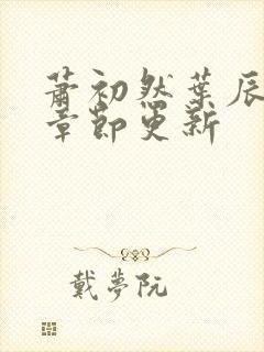 萧初然叶辰最新章节更新