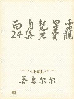 白月梵星电视剧24集免费观看封面