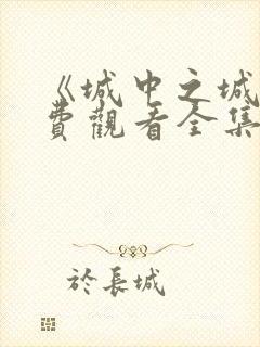 《城中之城》免费观看全集高清完整封面