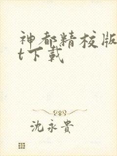 神都精校版txt下载