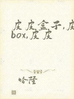 皮皮盒子,皮皮box,皮皮