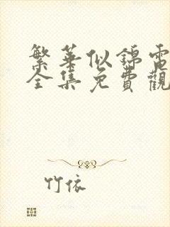 繁华似锦电视剧全集免费观看高清