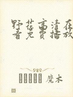 野花高清在线观看免费播放6