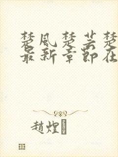 楚风楚芸楚鸿飞最新章节在线阅读