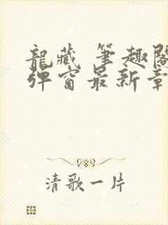 龙藏 笔趣阁无弹窗最新章节