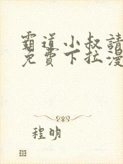 霸道小叔请轻撩免费下拉漫画