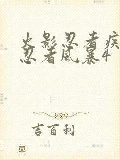 火影忍者疾风传忍者风暴4