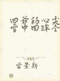 四爷的心尖宠妃雪中回眸全文免费阅读