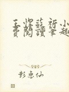 王悍苏祈小说免费阅读笔趣阁最新封面