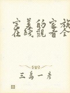 完美的家族韩剧在线观看全集高清免费