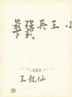 最强兵王 小说下载