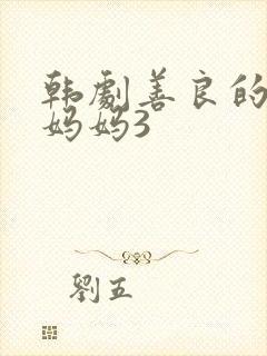 韩剧善良的朋友妈妈3封面