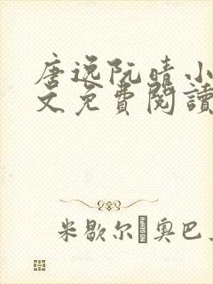 唐逸阮晴小说全文免费阅读最新章节