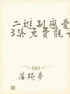 二进制恋爱第13集免费观看封面