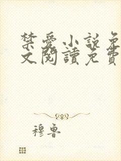 禁爱小说免费全文阅读免费