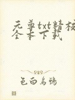 元尊txt精校全本下载