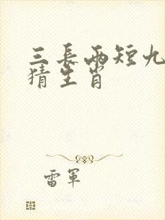 三长两短九中注猜生肖封面