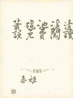 萧砚池溪清梦小说免费阅读笔趣阁