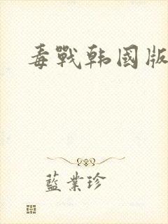毒战韩国版超清