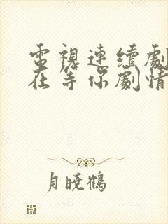 电视连续剧妈妈在等你剧情封面