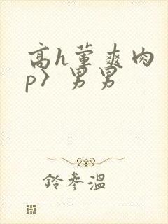 高h荤爽肉〈np〉男男