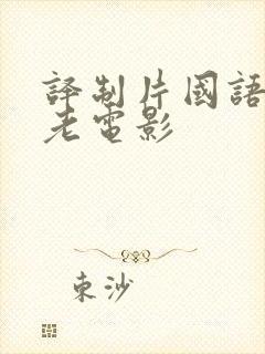 译制片国语配音老电影