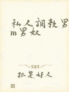 私人调教男性sm男奴封面