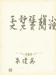 王静张娟小说全文免费阅读封面