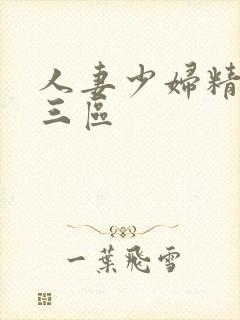 人妻少妇精品二三区