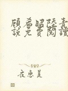 顾希昭陆青川小说免费阅读最新章节