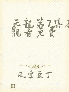 元龙第7集在线观看免费